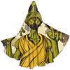Martian Alien Old Man Halloween Hooded Cape for Adults view 1