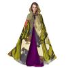 Martian Alien Old Man Halloween Hooded Cape for Adults view 2