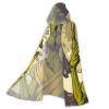 Martian Alien Old Man Halloween Hooded Cape for Adults view 3