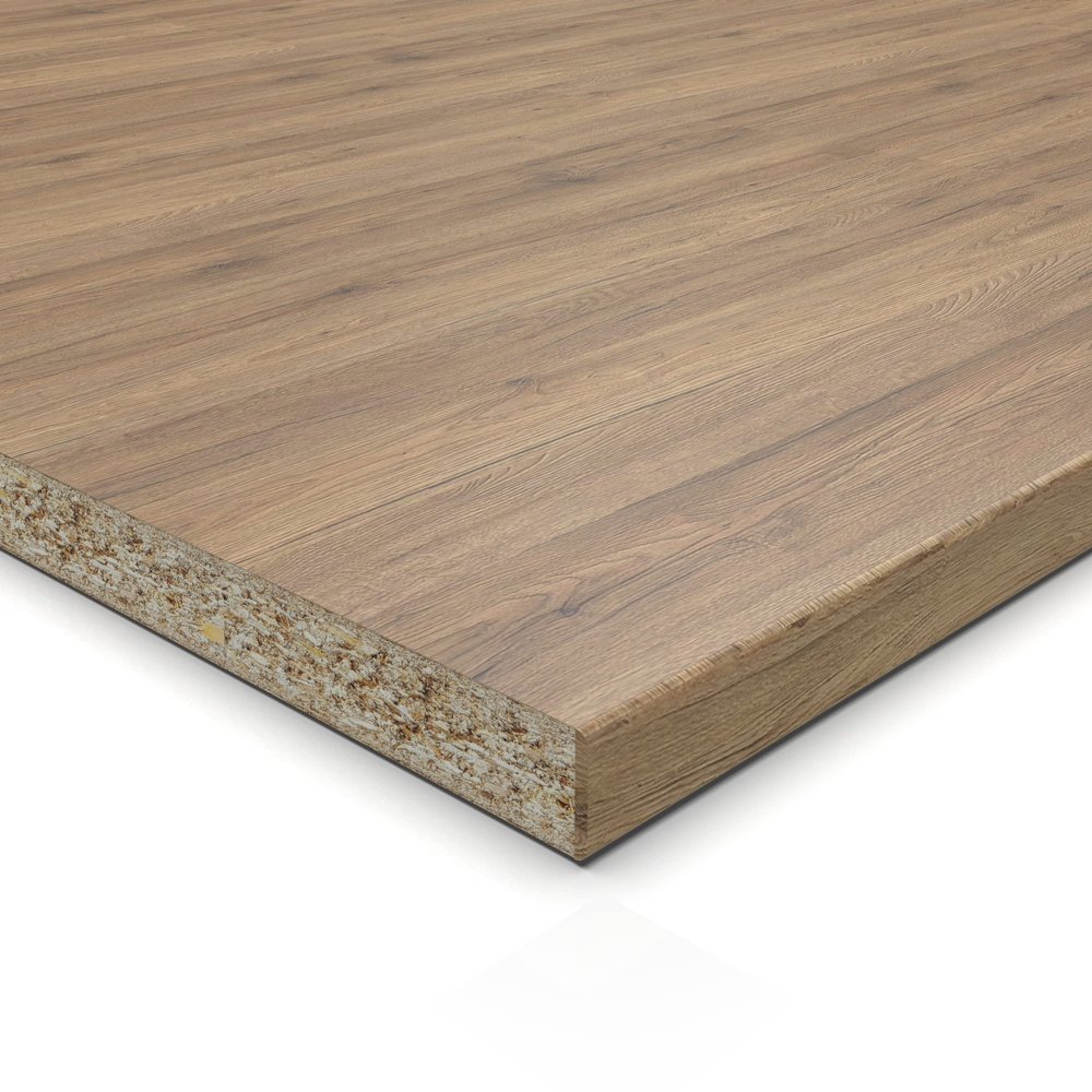 AUPROTEC Oak Decorative Panel, 19 mm, 150 x 40 cm, ABS Edge