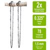 SECURA 2 Carbide Saw Chains for Mogatec CC 3551, 50 cm, .325", 78 Drive Links view 4
