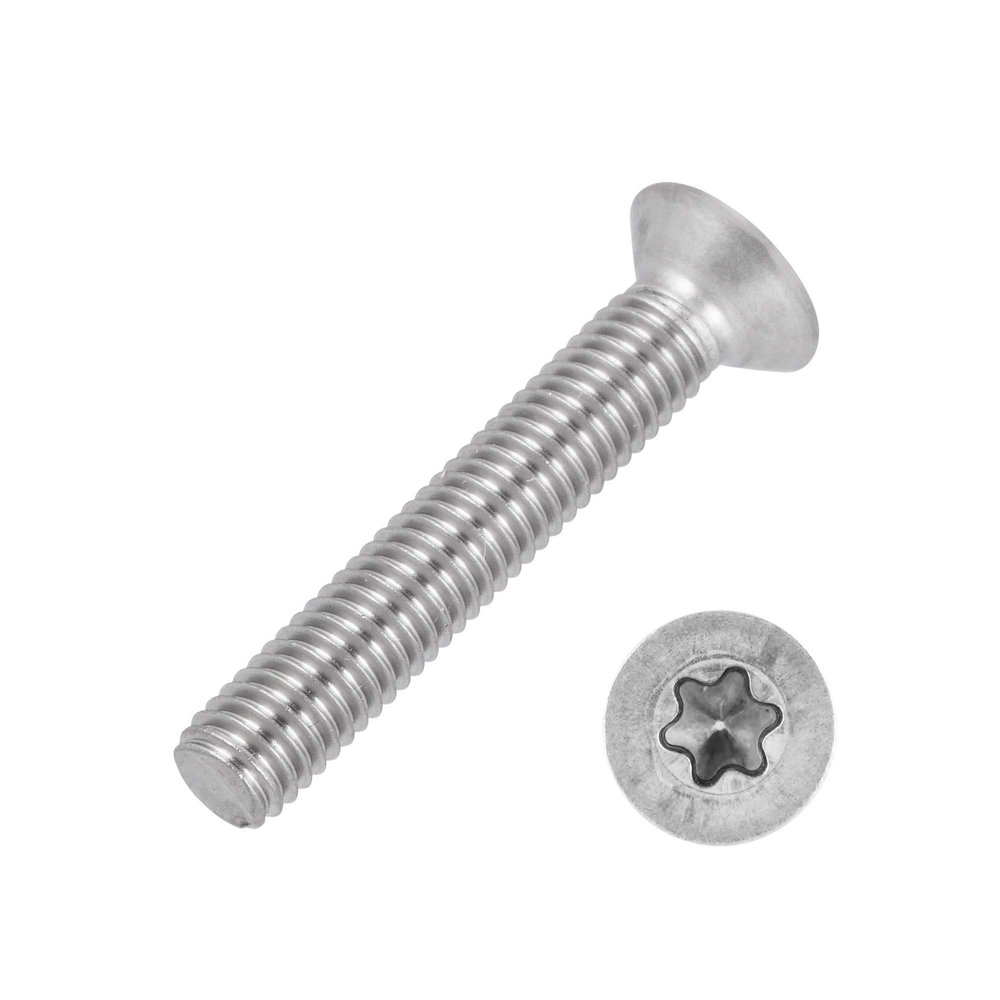 Countersunk Screws M5 x 10 mm, 10 Pieces, DIN 965 TX, A2/V2A Stainless Steel