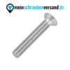 Countersunk Screws M5 x 10 mm, 10 Pieces, DIN 965 TX, A2/V2A Stainless Steel view 2