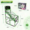 Global Gizmos 55629 Arcade Basketball Hoop, Indoor/Outdoor, Easy Assembly, 2 Balls & Pump Included, 86 x 46 x 139 cm view 2