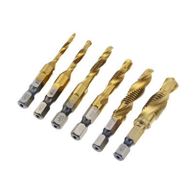 VIEUE 1-Piece M10 HSS Spiral Point Tap with Hex Shank