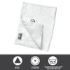 Monogrammed Fingertip Towels, Personalized Gift, 11 x 18 in, Black Embroidery, Extra Absorbent, 100% Cotton, for Bathroom, Kitchen, or Spa, Initial I (White) view 4
