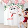 guk Personalized Wall Tapestry, Custom Photo Banner, Decorative Wedding Wall Hanging (90 x 60 in / 230 x 150 cm) view 2
