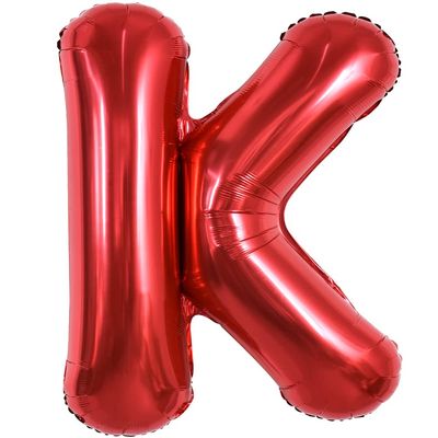 TONIFUL 40-Inch Bright Red Letter Balloons A-Z