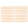 20 Plastic Spiral Binding Combs, 30 Rings, 10 mm, Orange view 3