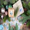 24 Round Christmas Gift Stickers, 4 cm, Scandinavian Hygge Style, Premium Self-Adhesive, Made in Germany view 2