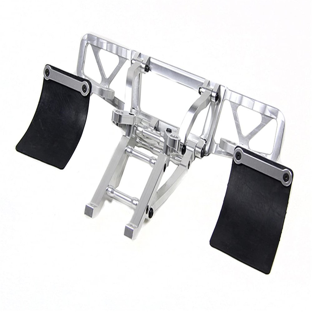 KBREE 1:5 Scale CNC Alloy Rear Bumper Kit for RC Baja/Rovan 5T/5SC, 85194, Silver