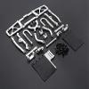 KBREE 1:5 Scale CNC Alloy Rear Bumper Kit for RC Baja/Rovan 5T/5SC, 85194, Silver view 2