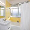 Waterproof Pure White Shower Curtain with Hooks, 120 x 213 cm view 2
