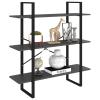 Chenshu Bookshelf, Gray, 100 x 30 x 105 cm, Chipboard view 3