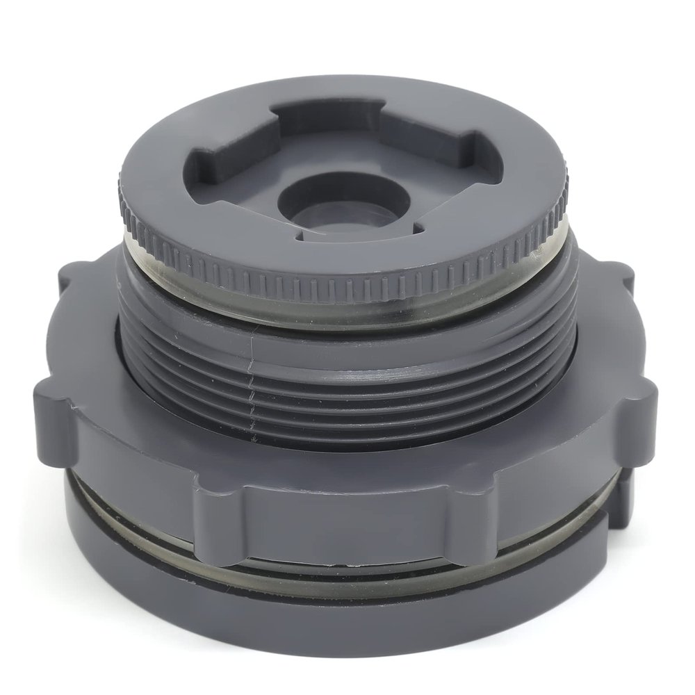 Zorveiio 2 in NPT PVC Bulkhead Fitting with Plug