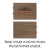 Personalized Wooden Wedding Guest Book, A4, Mountain Design view 4