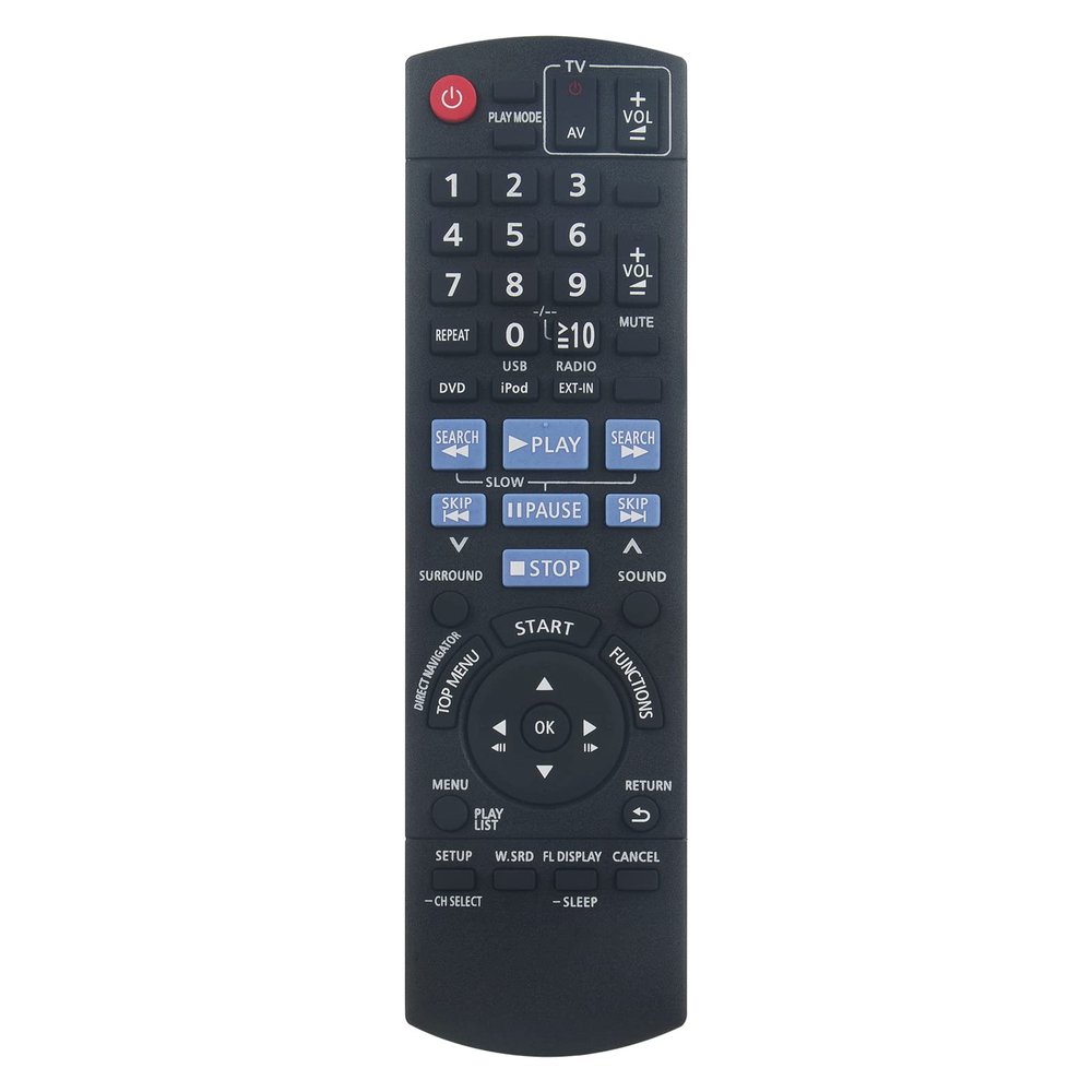 VINABTY N2QAYB000361 Replacement Remote for Panasonic SA-PT570, SA-PT870, SA-PT475, SA-PT875, SA-PTX60, and SC-PTX60
