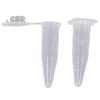 OSHLANT 100-Piece 1.5 mL Laboratory Mini Plastic Centrifuge Vials with Snap Caps, 42 x 11 mm, Clear view 4
