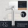 Rosenhahn & Söhne L-Design Bathroom Faucet, Chrome view 3