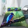 NDXRWDZR Kingfisher Bedding Set 155 x 220 cm, Blue, with Zipper view 1