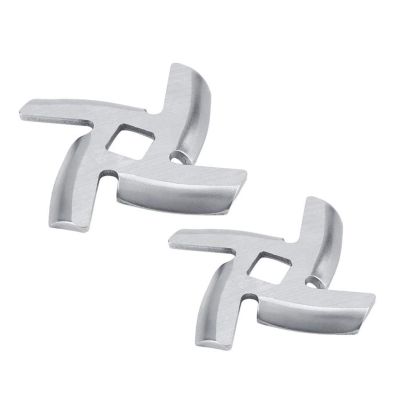 Heavy-Duty 46/54 mm Stainless Steel Meat Cutter Blades, 2-Piece Set (54 mm)