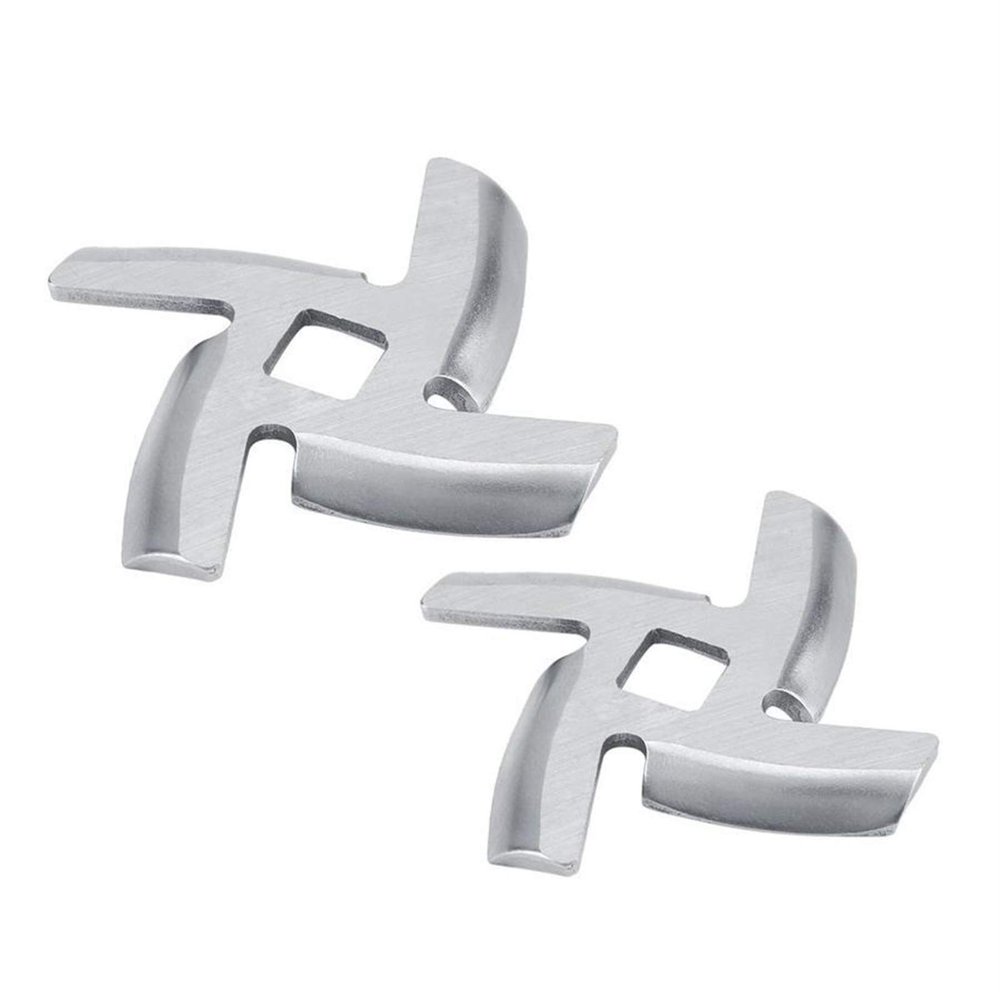Heavy-Duty 46/54 mm Stainless Steel Meat Cutter Blades, 2-Piece Set (54 mm)