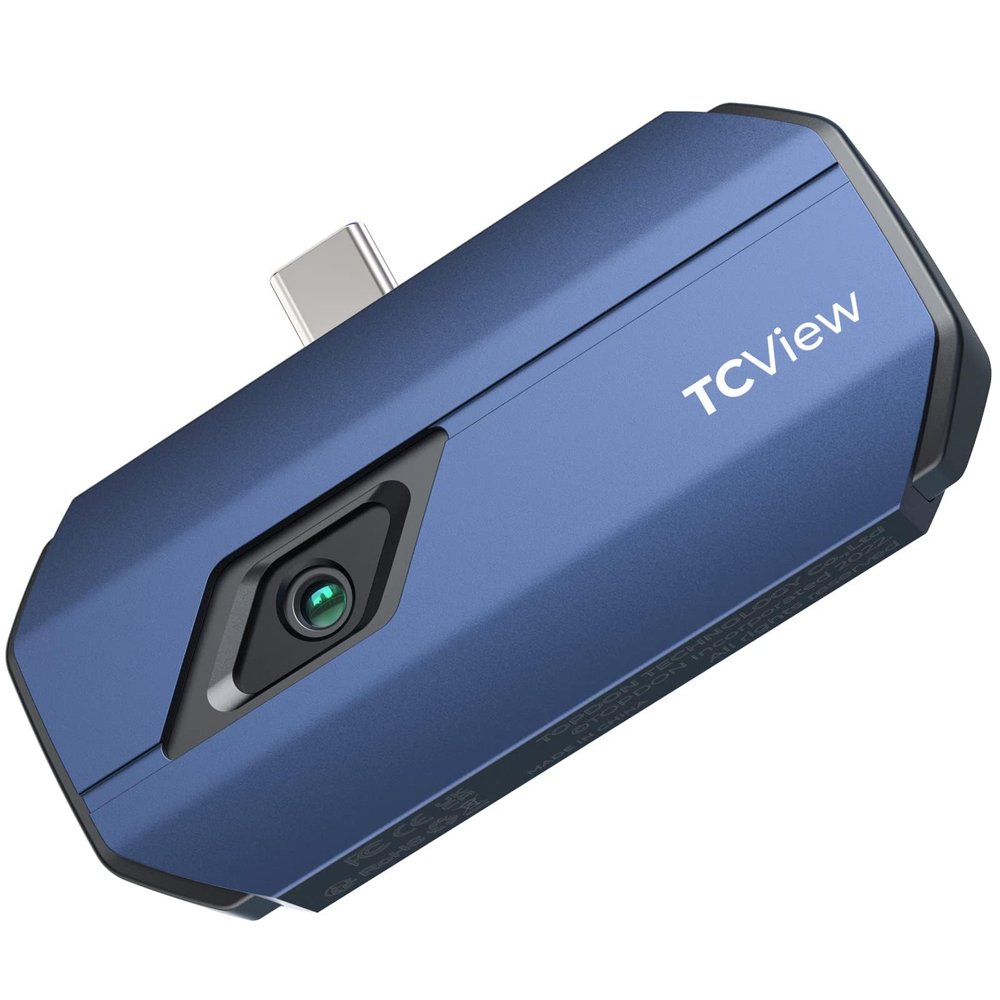 TOPDON TC001 Thermal Imaging Camera, 512x384 TISR Resolution, 25 Hz, -20 to 550°C