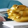 Nordic Cute Golden Piggy Bank Decor, 8.3 in view 4