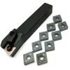 1 External Turning Tool Holder + 10 Carbide Inserts, YIJIAN (Angle: MCLNR3232P12, Shank Diameter: CNMG120404-FG) view 4