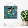 My Sister Is Au-Some Puzzle Rustic Wooden Autism Sign view 3
