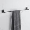 KLZUOPT Exquisite Black Bronze Bathroom Towel Holder, Single Pole view 1