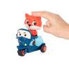 Battat B.Toys B. Dash and Motor Mike Fox and His Motorcycle Pull-Along Toy, Multicolor (71705) view 3