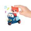 Battat B.Toys B. Dash and Motor Mike Fox and His Motorcycle Pull-Along Toy, Multicolor (71705) view 4