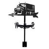 QHYXT Mountain Bike Weather Vane, Stainless Steel, Style 3 view 1