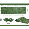 Garden Privacy Screen, Artificial Hedge, 2 m High, Breeze Outdoor Look (Size: 2 x 3 m / 6.56 x 9.84 ft) view 4
