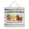 NABRAND Farmers Market Wood Hanging Sign, “Fresh Picked Local Produce,” 30.5 x 30.5 cm view 2