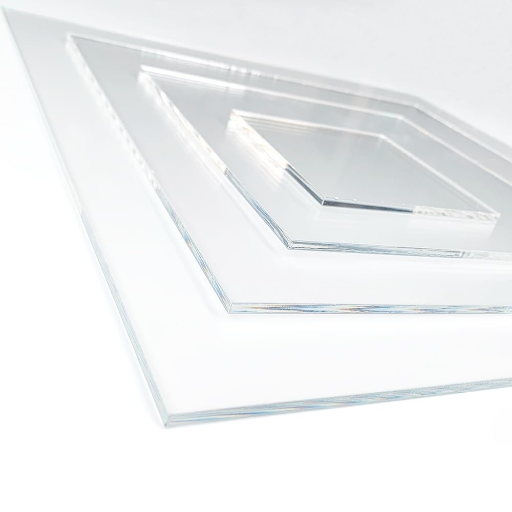 Signaltique.biz France Clear Acrylic Sheet (PMMA XT), 1.5 mm, 400 x 1,100 mm, UV-Resistant