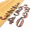 Self-Adhesive 3D House Number 50 mm, 0–9, Modern Copper Red, ABS, 3M Sticker (8) view 4
