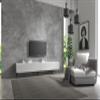 Wuun Somero TV Stand, 200 cm (2 x 100 cm), Matte White/Black Hairpin Legs view 1