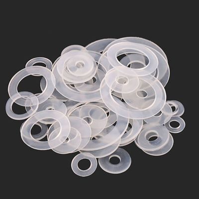 Ctongrun Clear Plastic Flat Washers M3–M20, Insulating, 10 Pieces, M5 × 14 × 1 mm