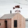 QHYXT Tractor Weather Vane for Outdoor Roof Mounting view 3
