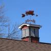 QHYXT Tractor Weather Vane for Outdoor Roof Mounting view 4