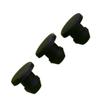 GaterTOOL 10-Piece Set Black Silicone Rubber Hole Plugs, 4.5–50.6 mm (17 mm) view 1