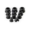 GaterTOOL 10-Piece Set Black Silicone Rubber Hole Plugs, 4.5–50.6 mm (17 mm) view 2