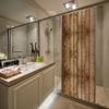 ZAPVI Self-Adhesive 3D Vintage Wood Door Wall Sticker, DIY Home Design, Custom Wallpaper, 90 x 200 cm view 1