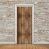ZAPVI Self-Adhesive 3D Vintage Wood Door Wall Sticker, DIY Home Design, Custom Wallpaper, 90 x 200 cm view 4