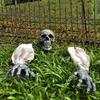 BENGZAN Halloween Skeleton Yard Stakes with Skull and Arms view 1