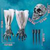 BENGZAN Halloween Skeleton Yard Stakes with Skull and Arms view 3