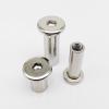 AHSKY 1/5-Piece 304 Stainless Steel M6/M8 Large Flat Hex Socket-Head Furniture Rivet Nut Inserts (5 pcs, M6 x 20 mm) view 3