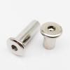 AHSKY 1/5-Piece 304 Stainless Steel M6/M8 Large Flat Hex Socket-Head Furniture Rivet Nut Inserts (5 pcs, M6 x 20 mm) view 4